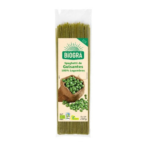 espagueti de guisantes bio